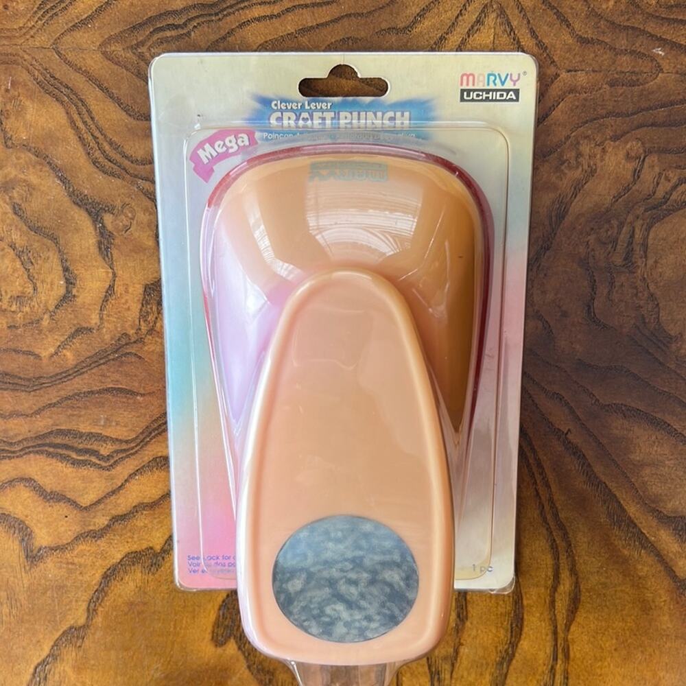 Marvy Uchida 2 1/2" Circle Punch Paper Crafts NEW